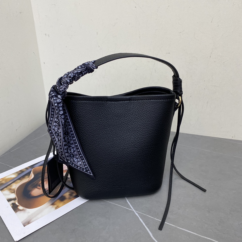 荔枝皮新款女包时尚手提包百搭单肩斜挎包水桶包子母包托特包7912