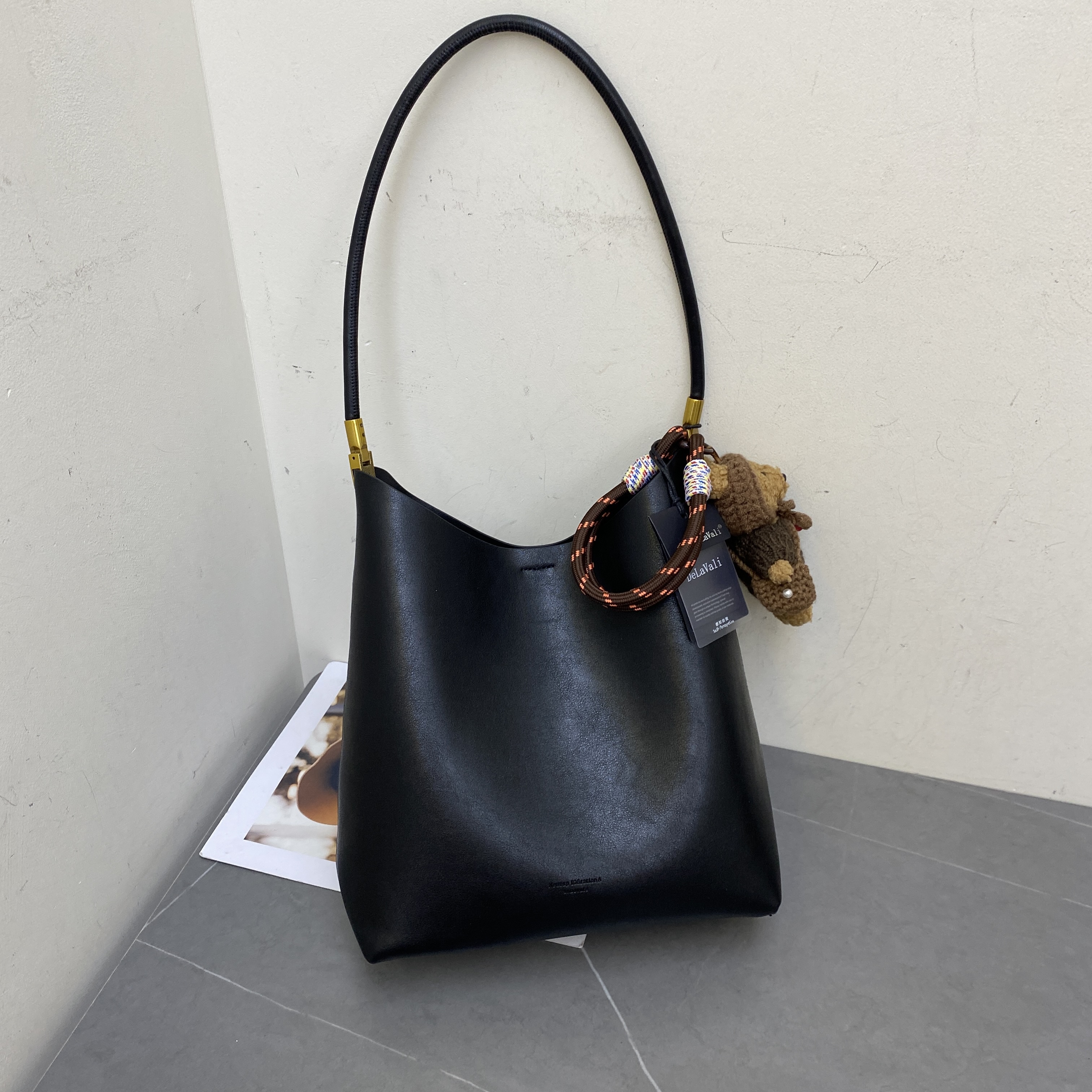 新款女包时尚休闲腋下包百搭单肩水桶包子母包托特包购物袋7908-2