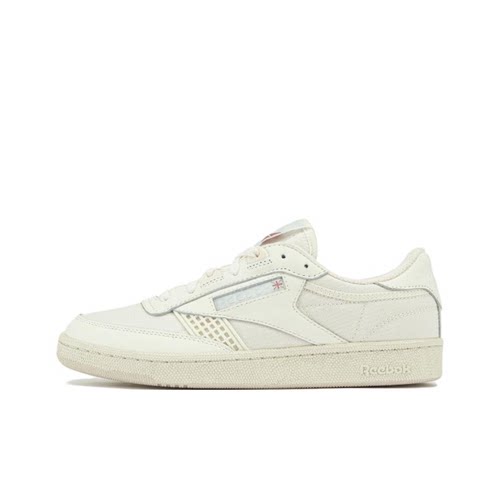 Reebok ClubC85 VINTAGE舒适百搭耐磨低帮板鞋男女同款米白色