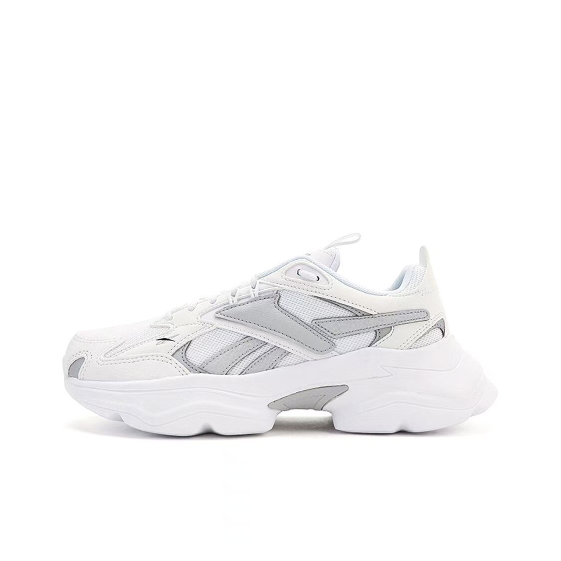 REEBOK  ROYAL BRIDGE 网布织物二层绒面皮 低帮 生活休闲鞋