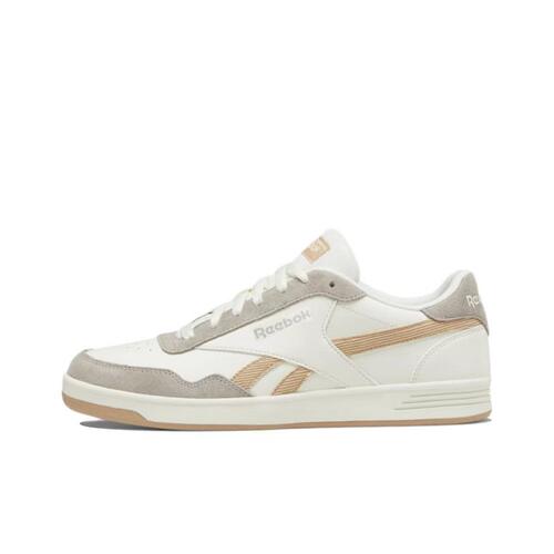 Reebok Reyal Techque T 经典复古 低帮板鞋 男女同款 白棕