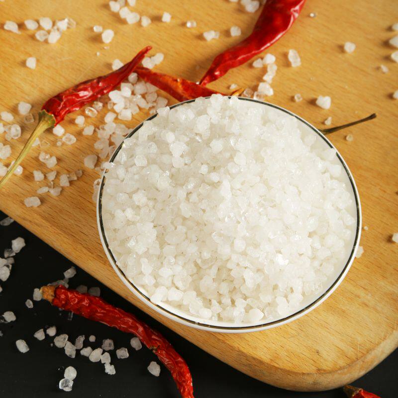 海盐粒300g*6袋无抗结剂食品粗盐食用腌制老盐热敷盐巴