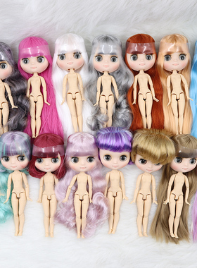 ICY DBS ICY中布娃娃粉色金色灰紫色蓝色白色磨砂20关节体手组