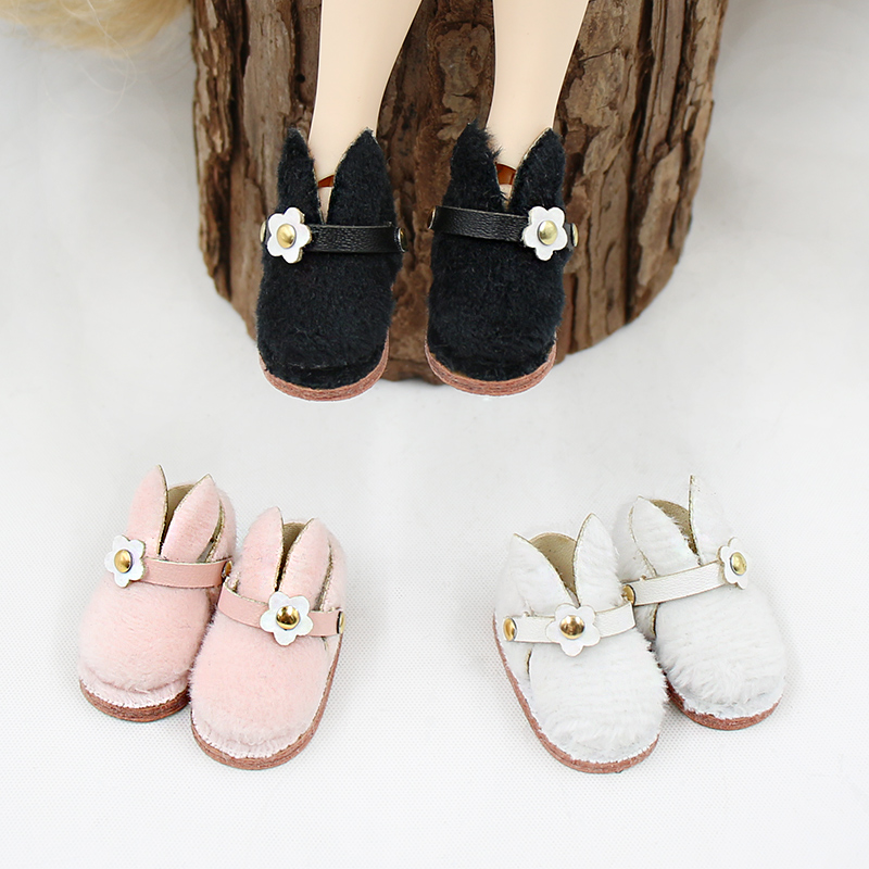 ICYDBS娃娃纯色雪地靴小兔