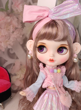 ICY DBS小布娃娃手绘改妆成品BJD改娃礼盒女孩公主换装洋娃娃