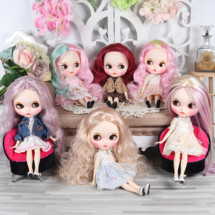 玩具洋娃娃 BJD女孩礼品换装 ICY DBS小布娃娃喷妆改妆成品套装
