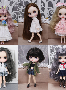 ICY DBS小布娃娃手绘改娃改妆成品19关节体磨砂脸成品套装