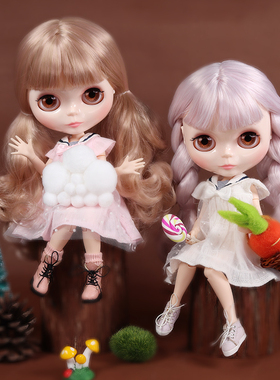 ICY DBS小布娃娃19关节体白肌特价裸娃可改妆改娃女孩玩具