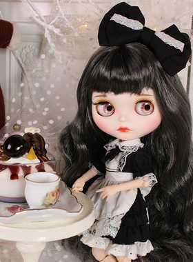 ICY DBS小布娃娃奶奶灰喷妆磨砂脸bjd套装改妆成品洋娃娃礼盒