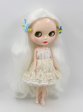 ICY DBS 小布娃娃 B女大头妹 白色长发 中分款小布适合改娃