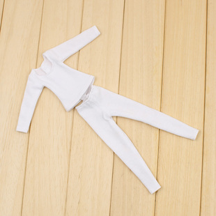 ICY DBS小布娃娃衣服纯白色打底内衣长裤睡衣套装适合小布装扮