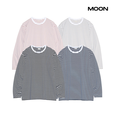 NANAMICA条纹速干长袖T恤25SS