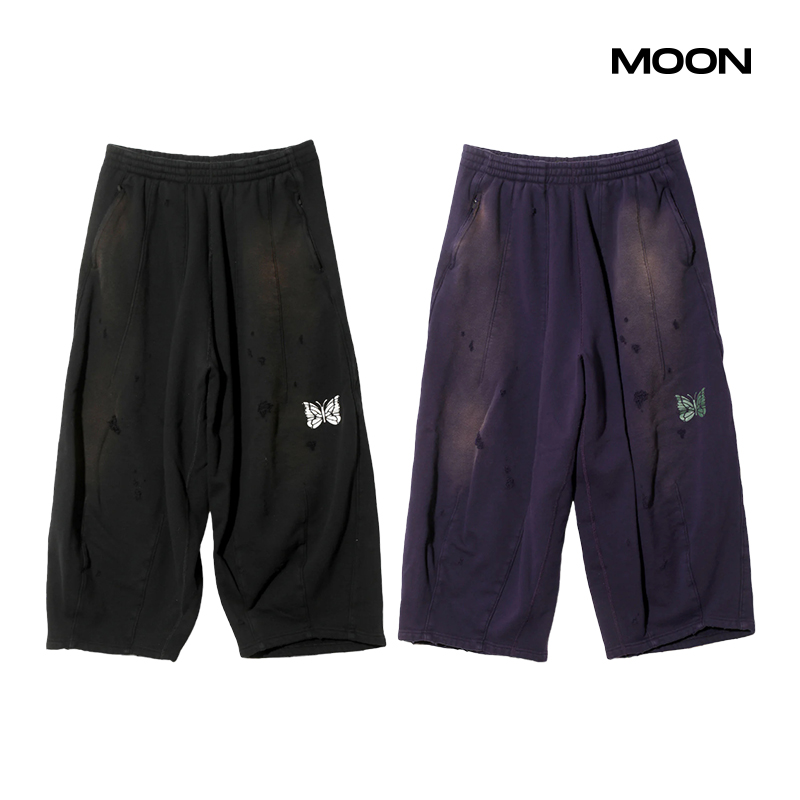 NeedlesDeconstructe做旧休闲裤