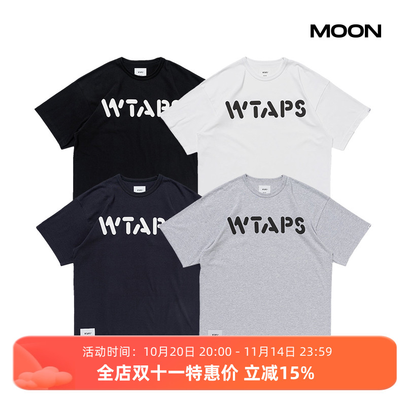 WTAPS日系男女logo印花短袖T恤