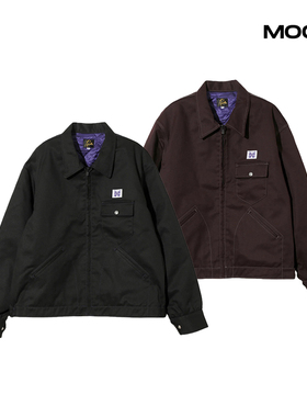 现货 Needles Work Jacket - PE/C Twil 蝴蝶刺绣工装夹克 25FW