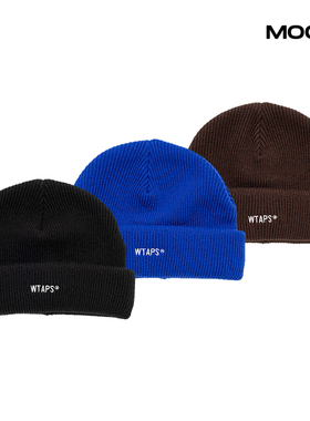 现货 WTAPS BEANIE 04 / BEANIE / ACRYLIC logo刺绣冷帽棉帽24FW