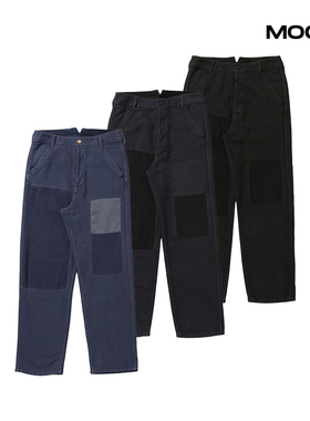 现货 VISVIM PASTORAL PANTS MOLESKIN DMGD 拼接做旧长裤 25FW