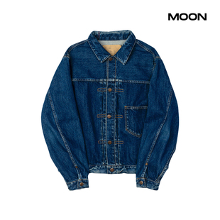 TUCK FRONT DENIM JACKET 25SS 现货 牛仔夹克外套 ANACHRONORM