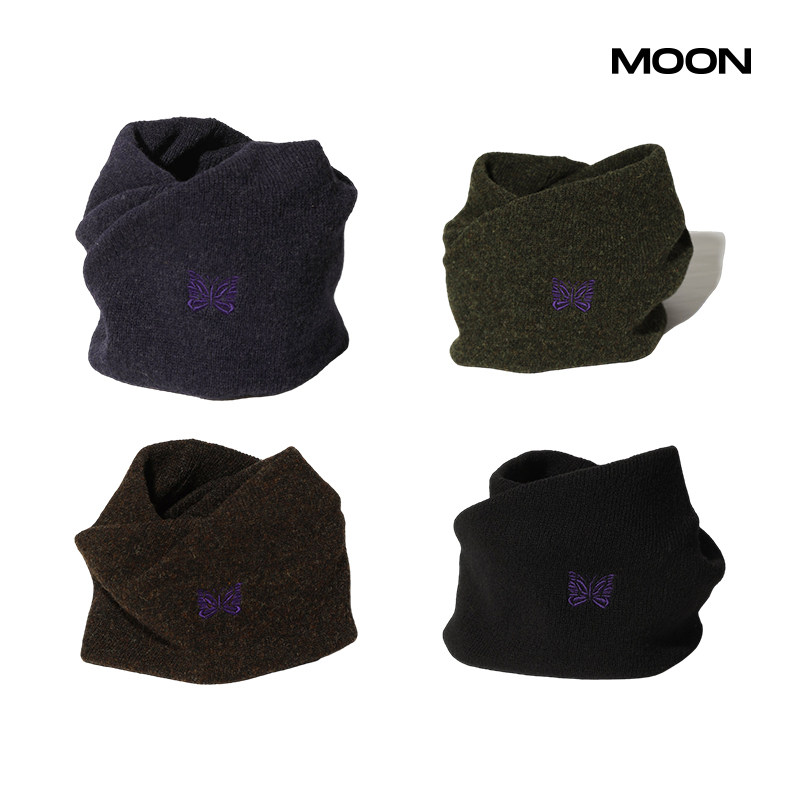 现货 Needles Neck Warmer Shetland Wool 羊毛围巾 26AW