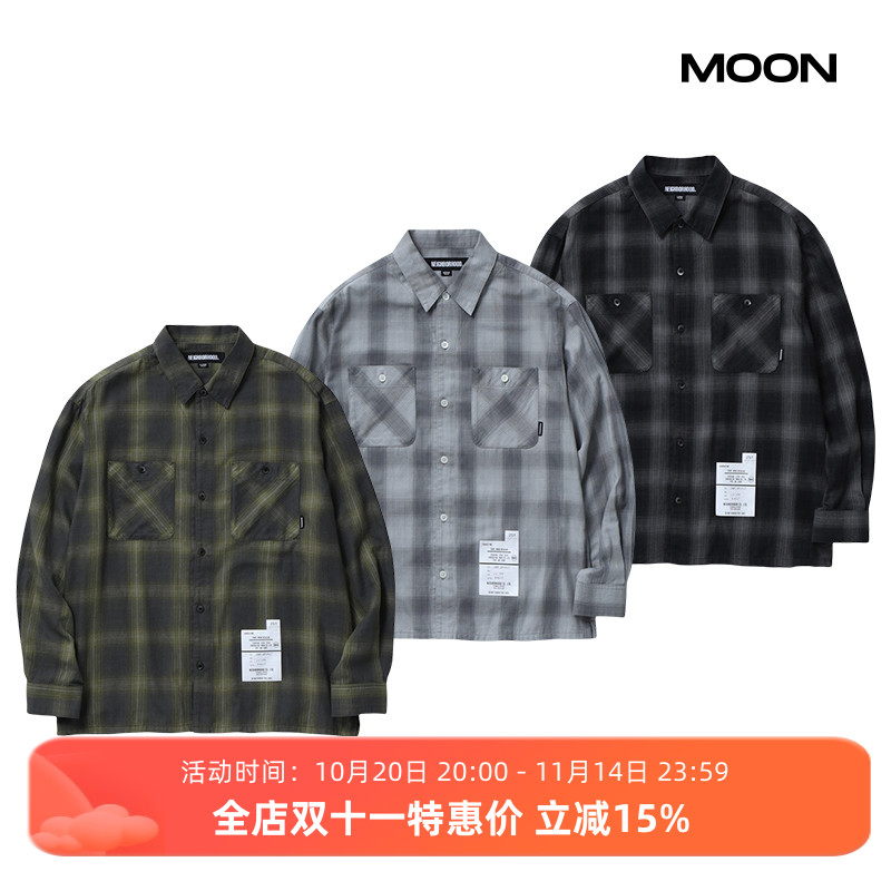 NEIGHBORHOOD格子长袖衬衫25SS