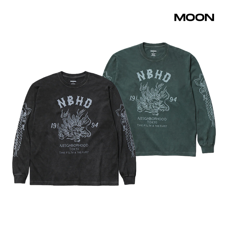 NEIGHBORHOOD老虎长袖T恤