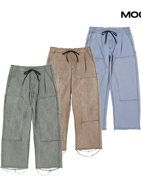 现货 N.HOOLYWOOD TUCK PANTS 工装长裤 25FW