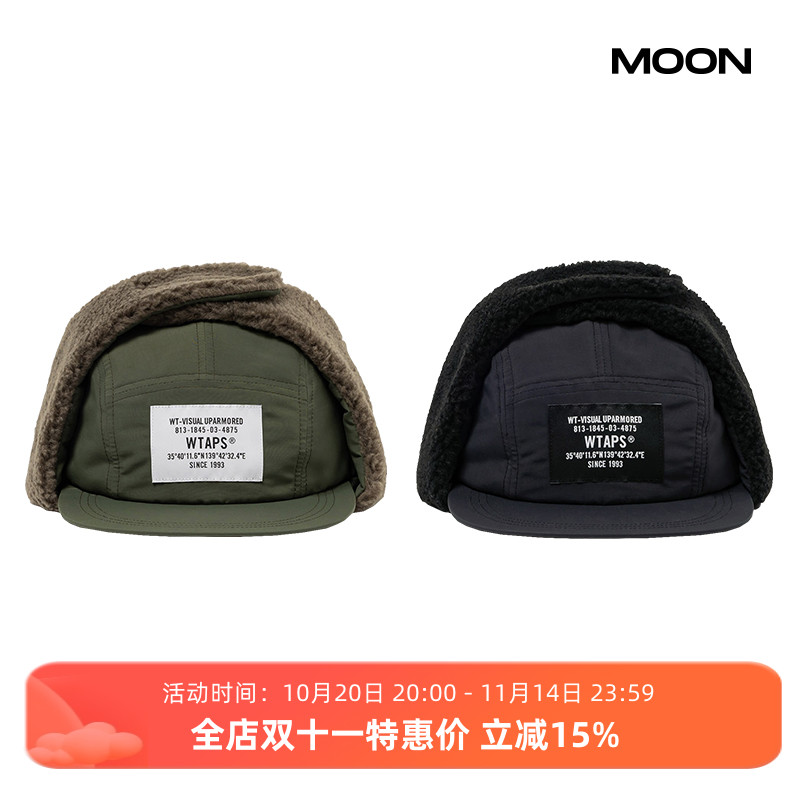 WTAPS护耳滑雪户外男女摇粒绒帽