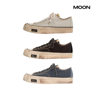 现货 VISVIM SKAGWAY LO G.PATTEN 低帮做旧硫化帆布鞋 26SS