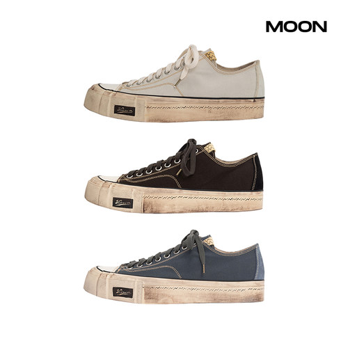 现货 VISVIM SKAGWAY LO G.PATTEN 低帮做旧硫化帆布鞋 26SS