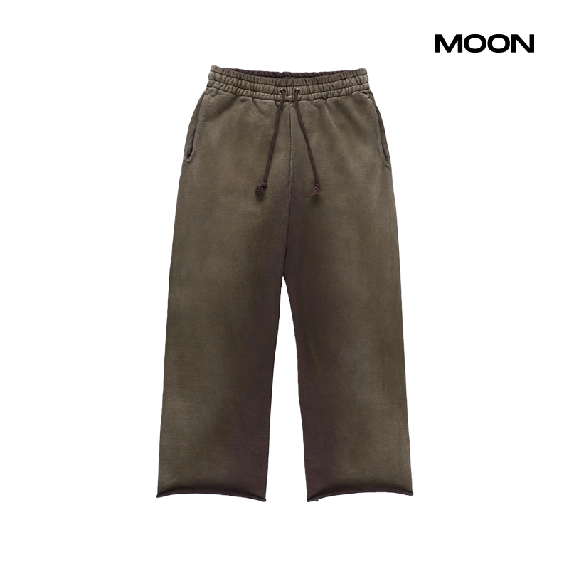 BOWWOWDIRTY做旧敞口运动卫裤