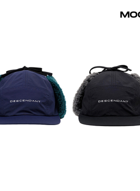 现货 Descendant SPUR 5PANEL EAR FLAPS 保暖护耳棒球帽 25FW