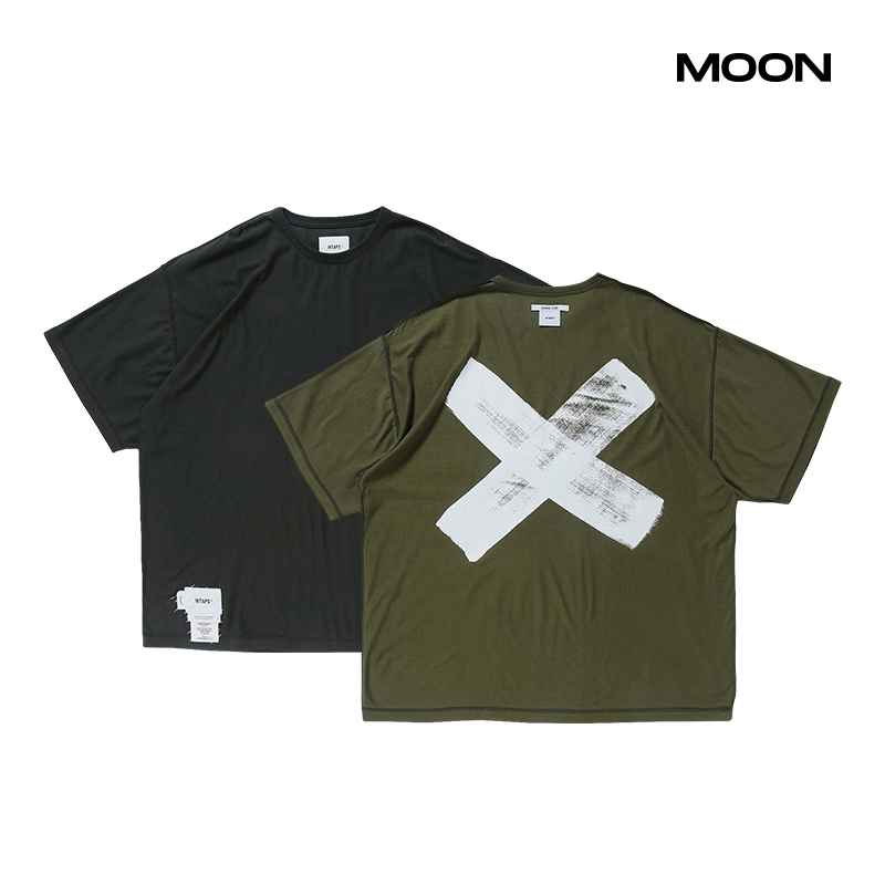 MOON现货WTAPS CROSS / SS / COTTON交叉叉子短袖T恤22SS-WTAPS品牌-美乐淘潮牌汇