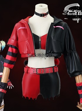 不同的世界杀人小队小丑女Cos套装哈利奎因动漫二维角色扮演服装