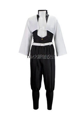 现货鬼灭之刃cos 鬼杀队队服 风柱 不死川实弥cos 服装全套