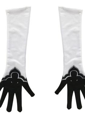 尼尔机械纪元 尤尔哈2B手套cosplay假发COS漫展用品配件 眼罩头箍