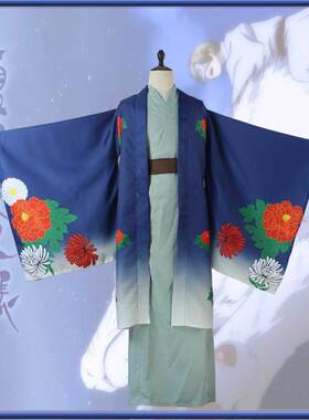 三只猫夏目贵志cos和服浴衣动漫全套本子夏目友人帐cos服女装现货