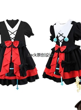 逃出惊魂夜蛋仔派对cos哑女斯黛拉小丑阿巴cosplay儿童服装万圣节