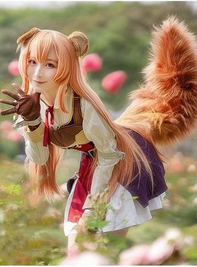 盾之勇者成名录cosplay服装 拉芙塔莉雅cos装 浣熊耳娘 定制