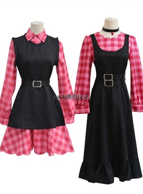 世界计画cosplay PJSK 宵崎奏knd 朝比奈mfy cos服装日常女格子裙