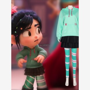 动画破坏王2云妮洛普cos服动漫卫衣cosplay服装女儿童扮演服