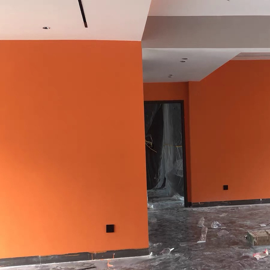 内墙乳胶漆净味无甲醛自刷室内刷白滚筒毛刷网咖红日网红爱马仕橙