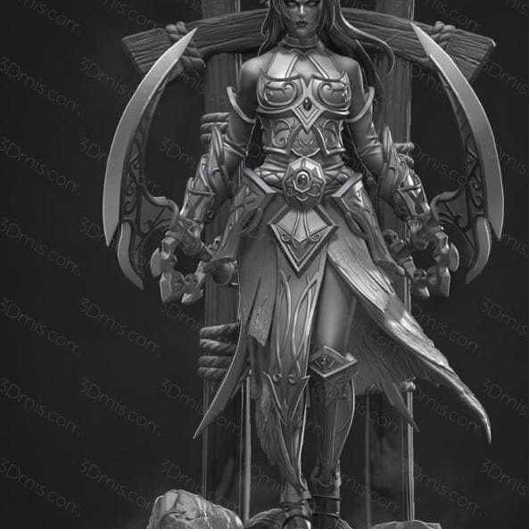 魔兽世界 泰兰德·语风 3D打2D/3D绘图