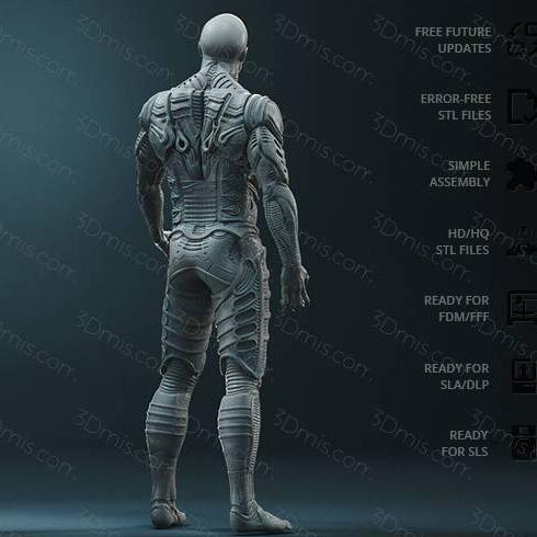 异形 普罗米修斯工程师 3D打印模型STL手办非实物 218