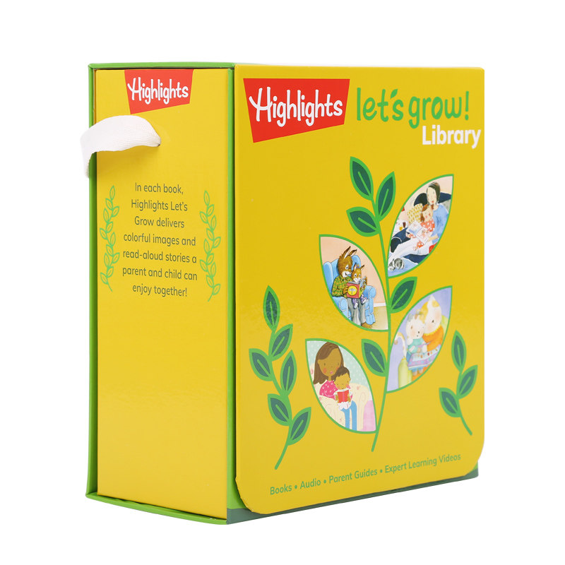 让我们成长 Let's Grow 24册点读版 Highlights精选低幼故事刊 生活技能培养 情感启蒙 知识科普 毛毛虫点读笔配套书