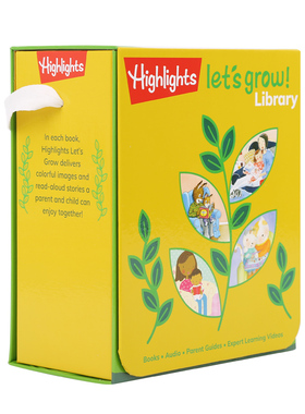 让我们成长 Let's Grow 24册点读版 Highlights精选低幼故事刊 生活技能培养 情感启蒙 知识科普 毛毛虫点读笔配套书
