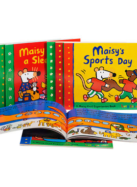 毛毛虫点读绘本 Maisy First Experiences 小鼠波波生活初体验 波波在干什么 英文原版9册 小彼恩点读版