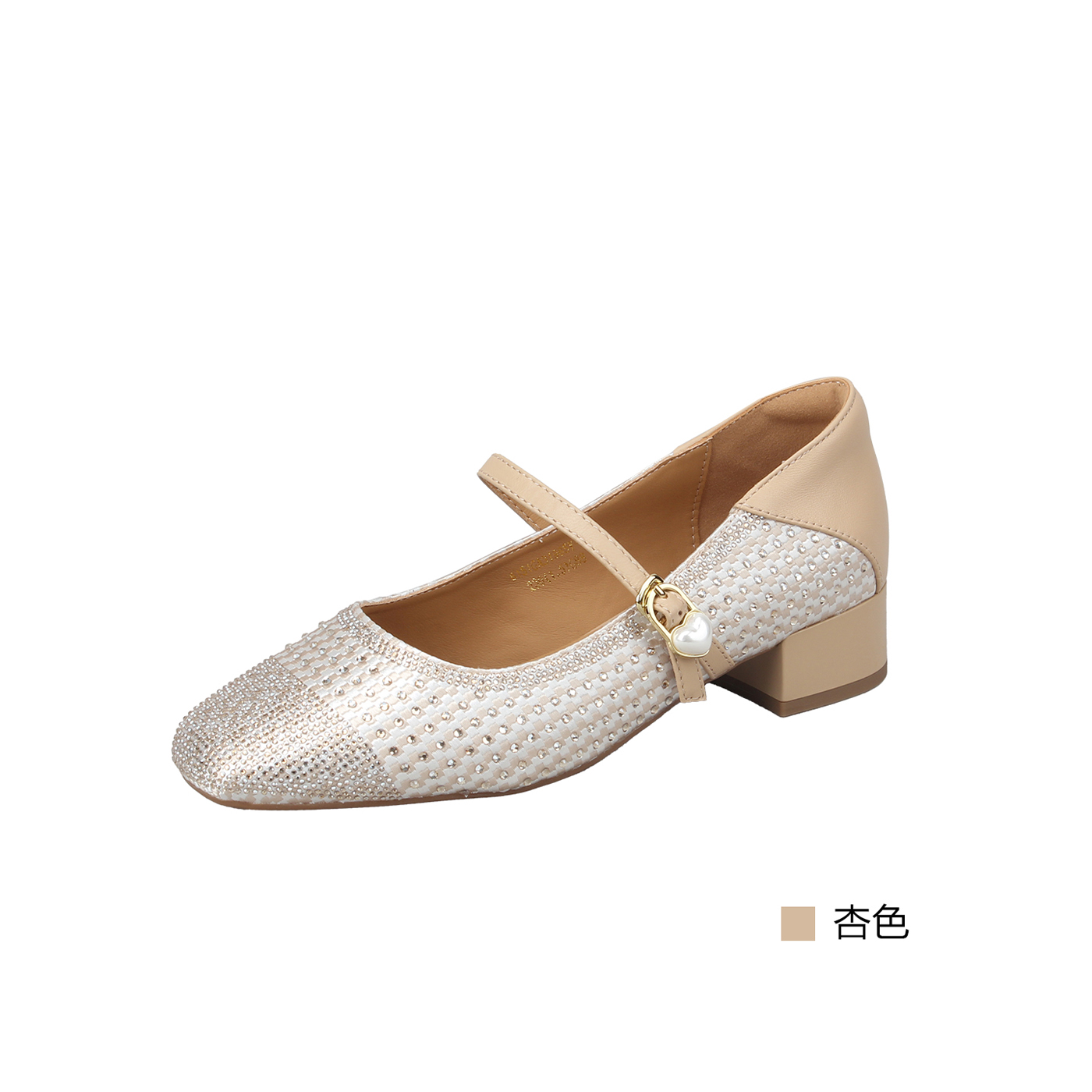 意尔康2026春季新款女士玛丽珍鞋