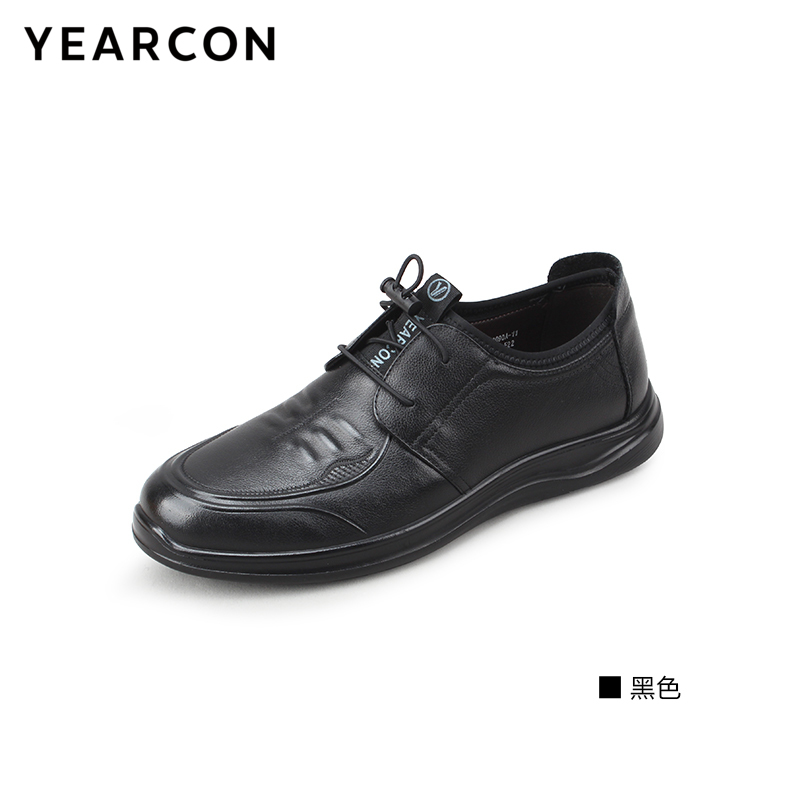 意尔康2025秋季新款时尚休闲皮鞋