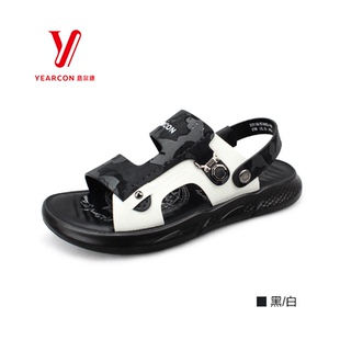 時尚 拼色兩穿休閑涼鞋 新款 沙灘鞋 S311AS53005U 男鞋 意爾康SSSS夏季