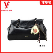 时尚 意尔康女包2025秋季 新款 百搭单肩包腋下包女士软皮包56Y25262